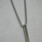 Classic Silver  Bar Chain