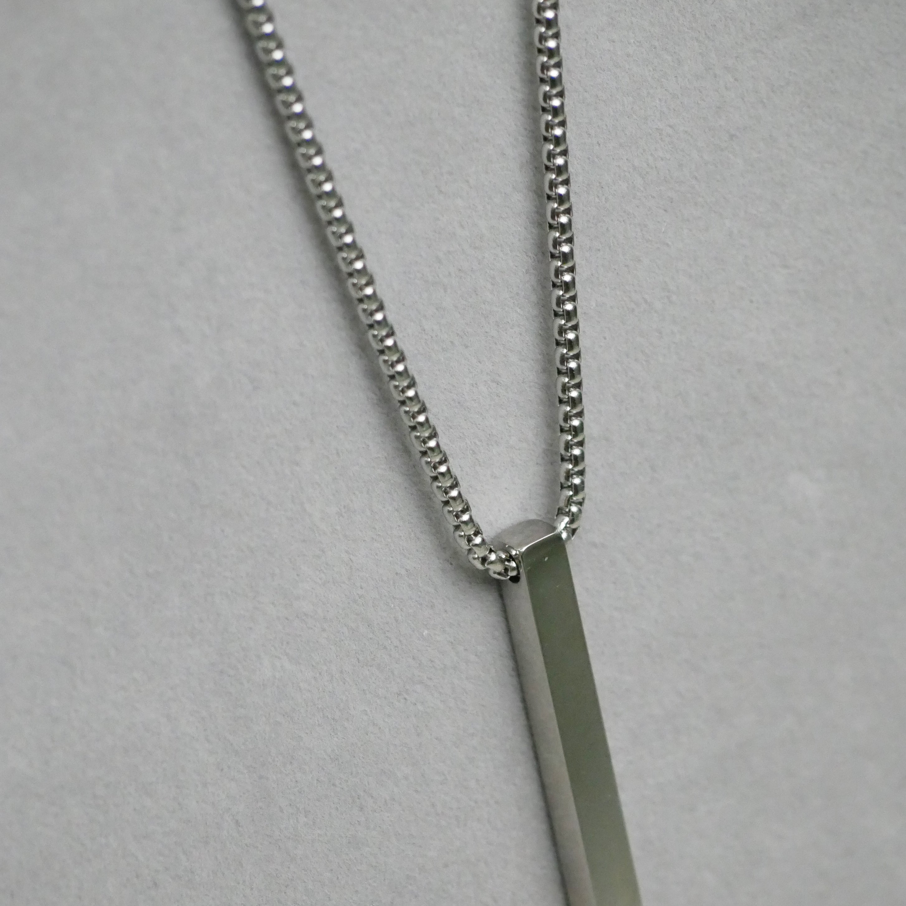 Classic Silver  Bar Chain