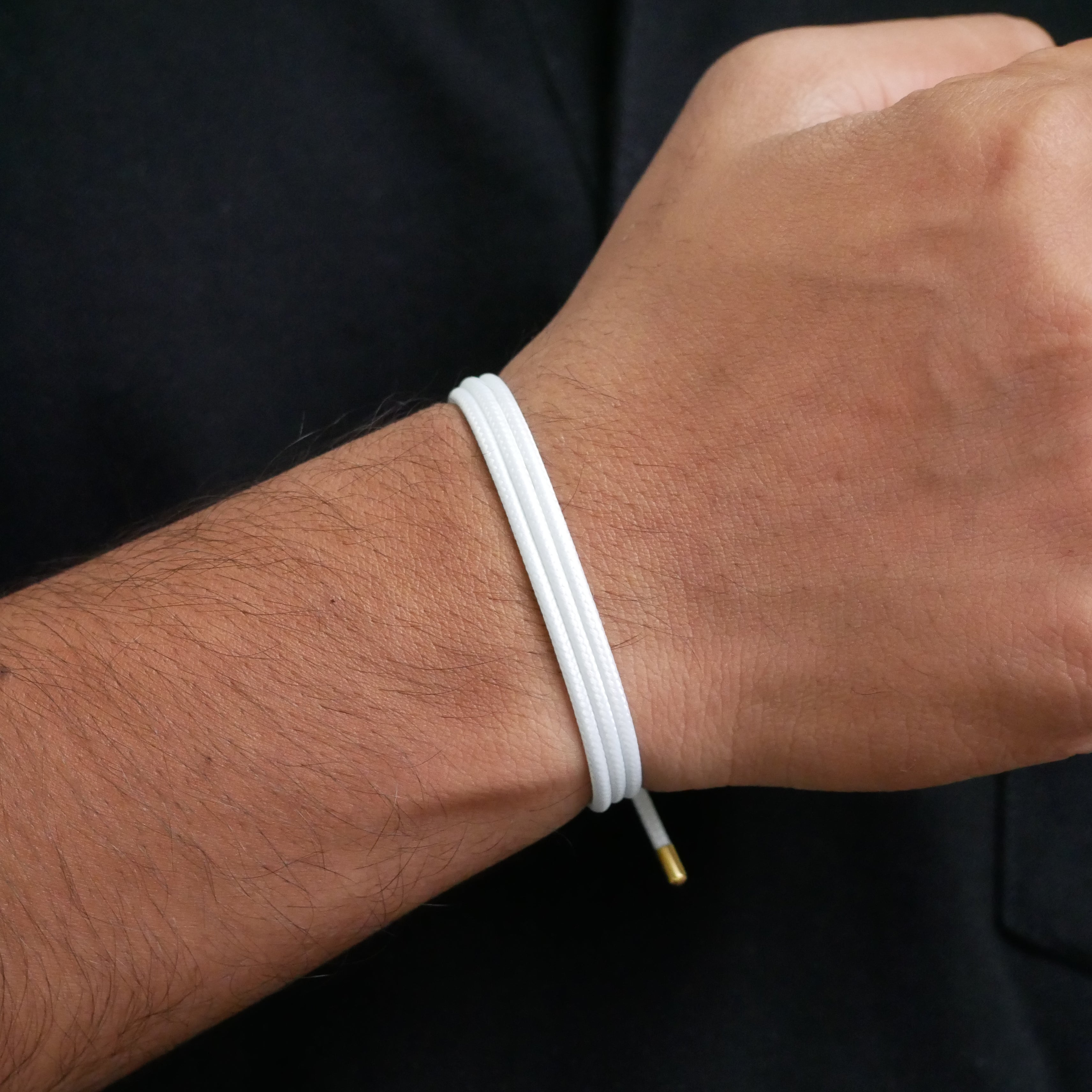 White Halo Magnetic Wrap Bracelet Secondary image