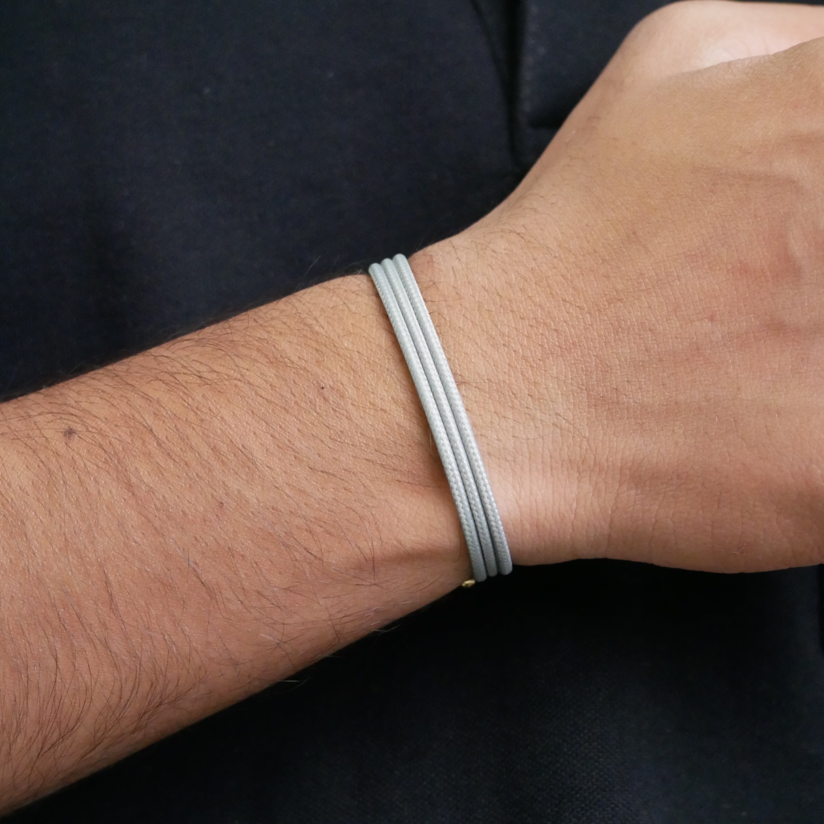 Light Grey Halo Magnetic Wrap Bracelet Secondary image