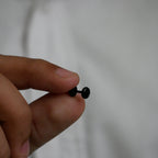 Flat Black Stainless Steel Stud