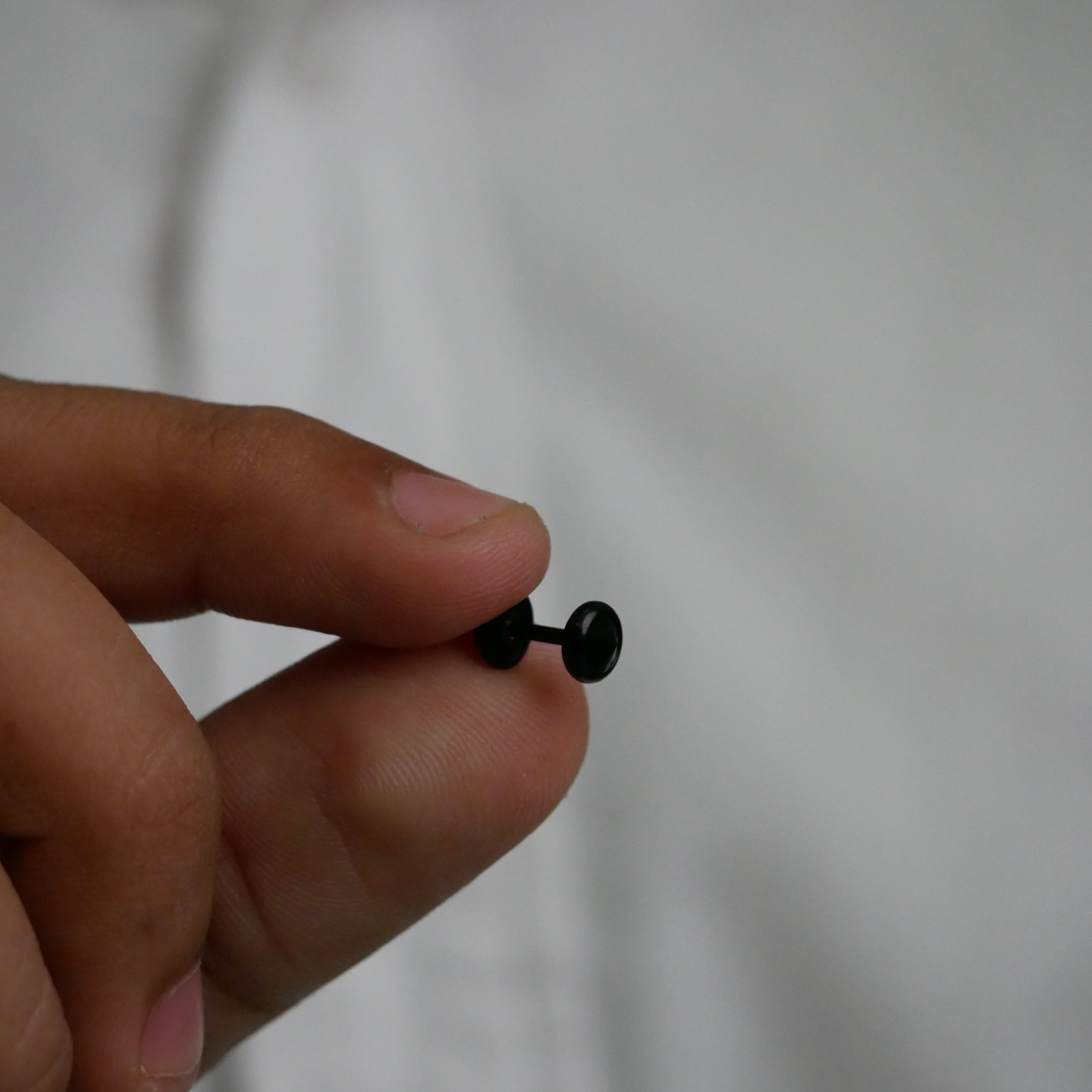 Flat Black Stainless Steel Stud