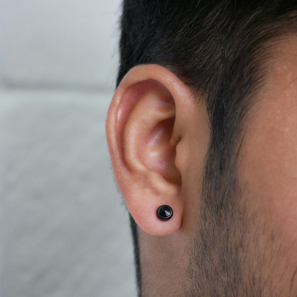 Flat Black Stainless Steel Stud