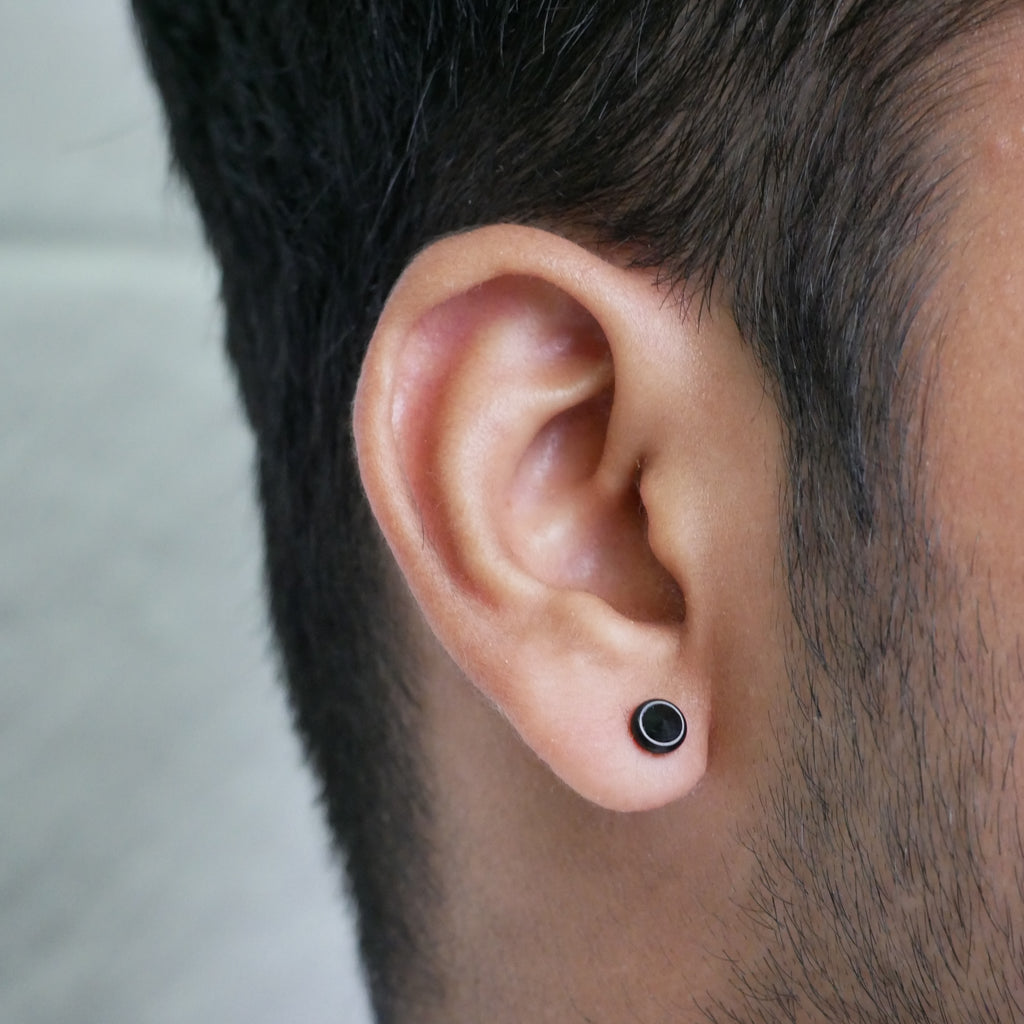 Flat Black Stainless Steel Stud