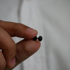 Flat Black Stainless Steel Stud