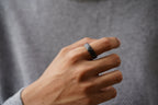 Ceramic Matte Ring - Men
