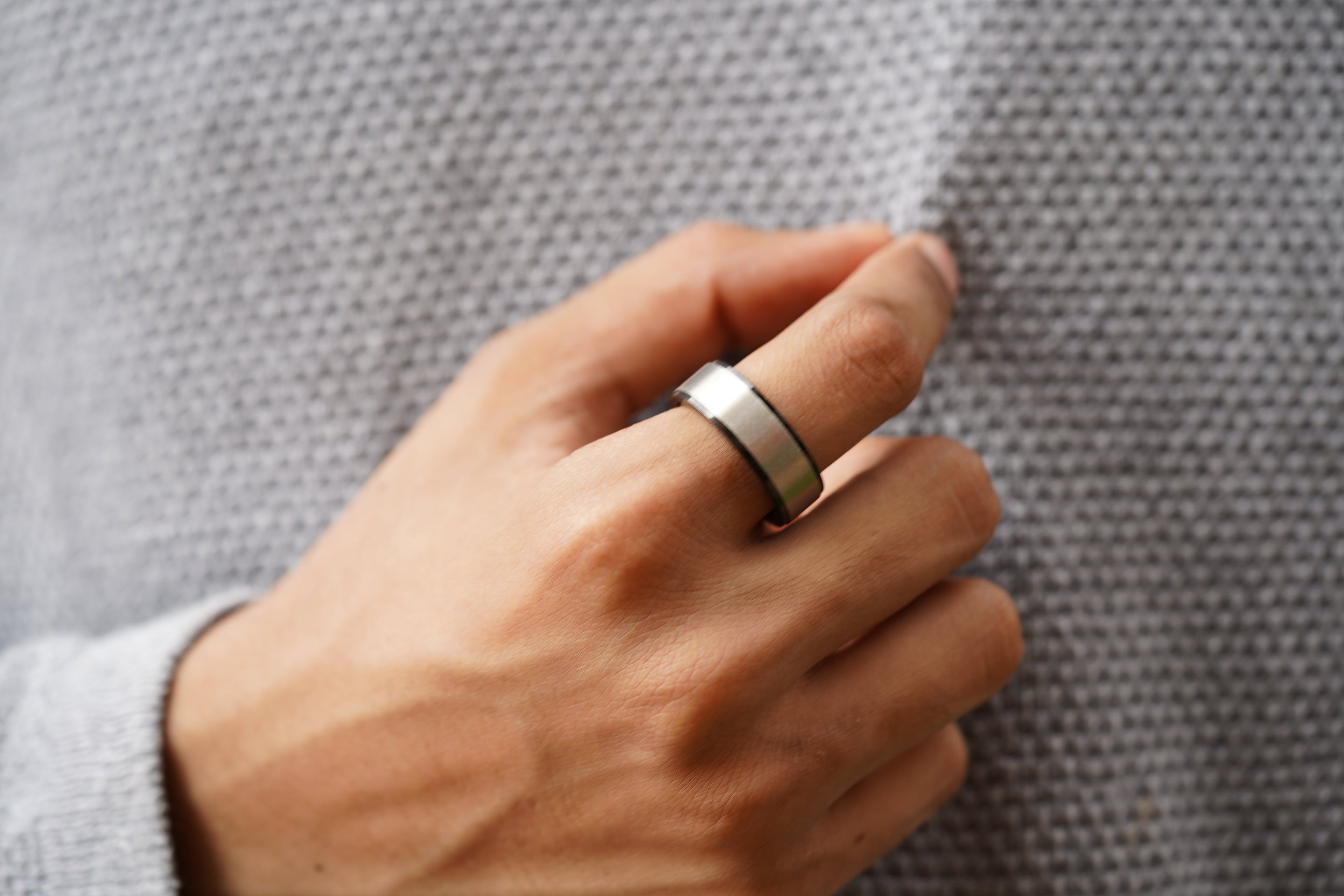 Stainless Steel Silver Ring
