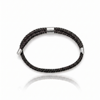 Obsidian Minimalist Cord Bracelet