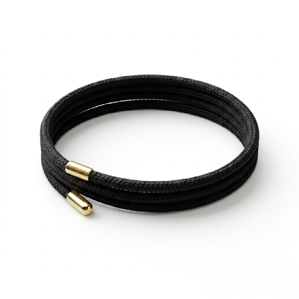 Black Halo Magnetic Wrap Bracelet