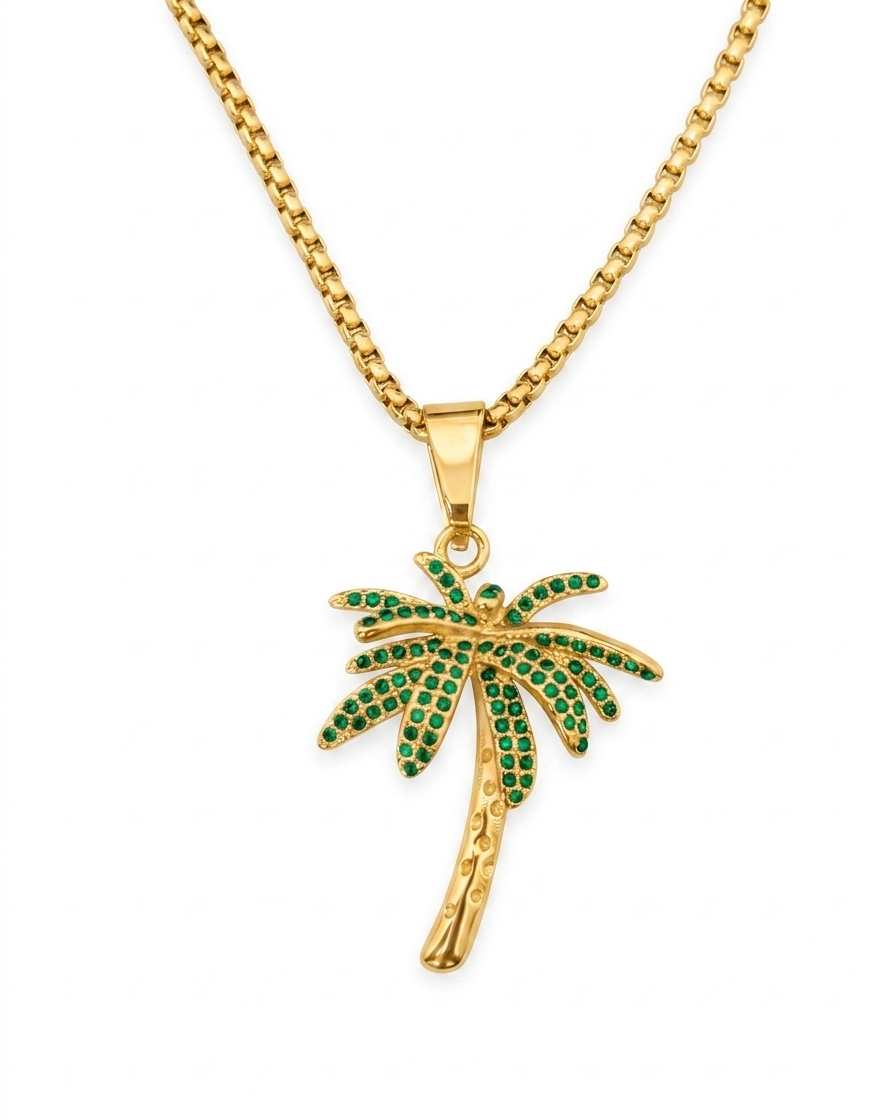 The Riviera Palm Necklace