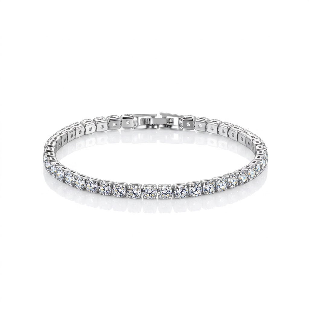 Classic Iced Out Tennis Bracelet