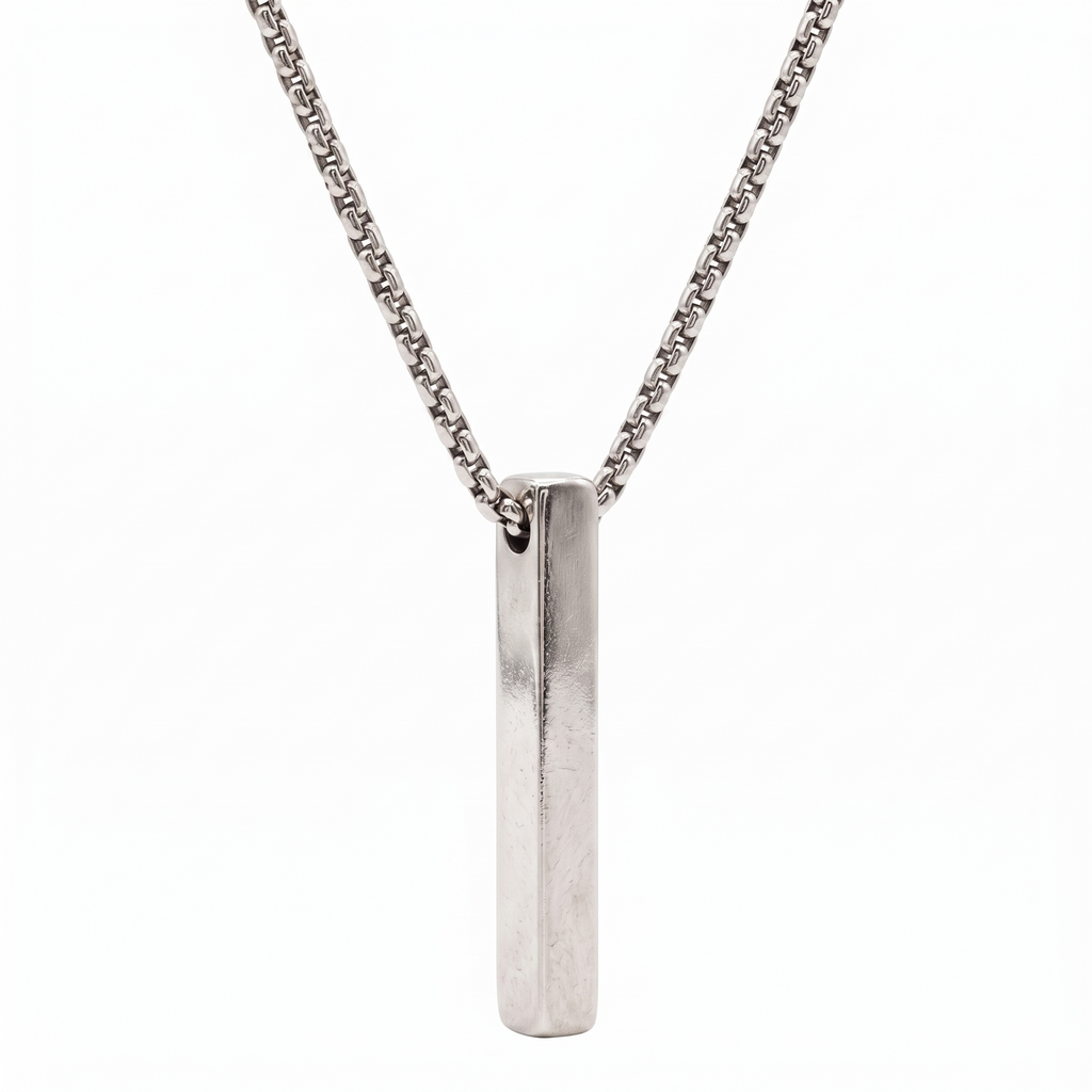 Classic Silver  Bar Chain