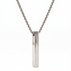 Classic Silver  Bar Chain