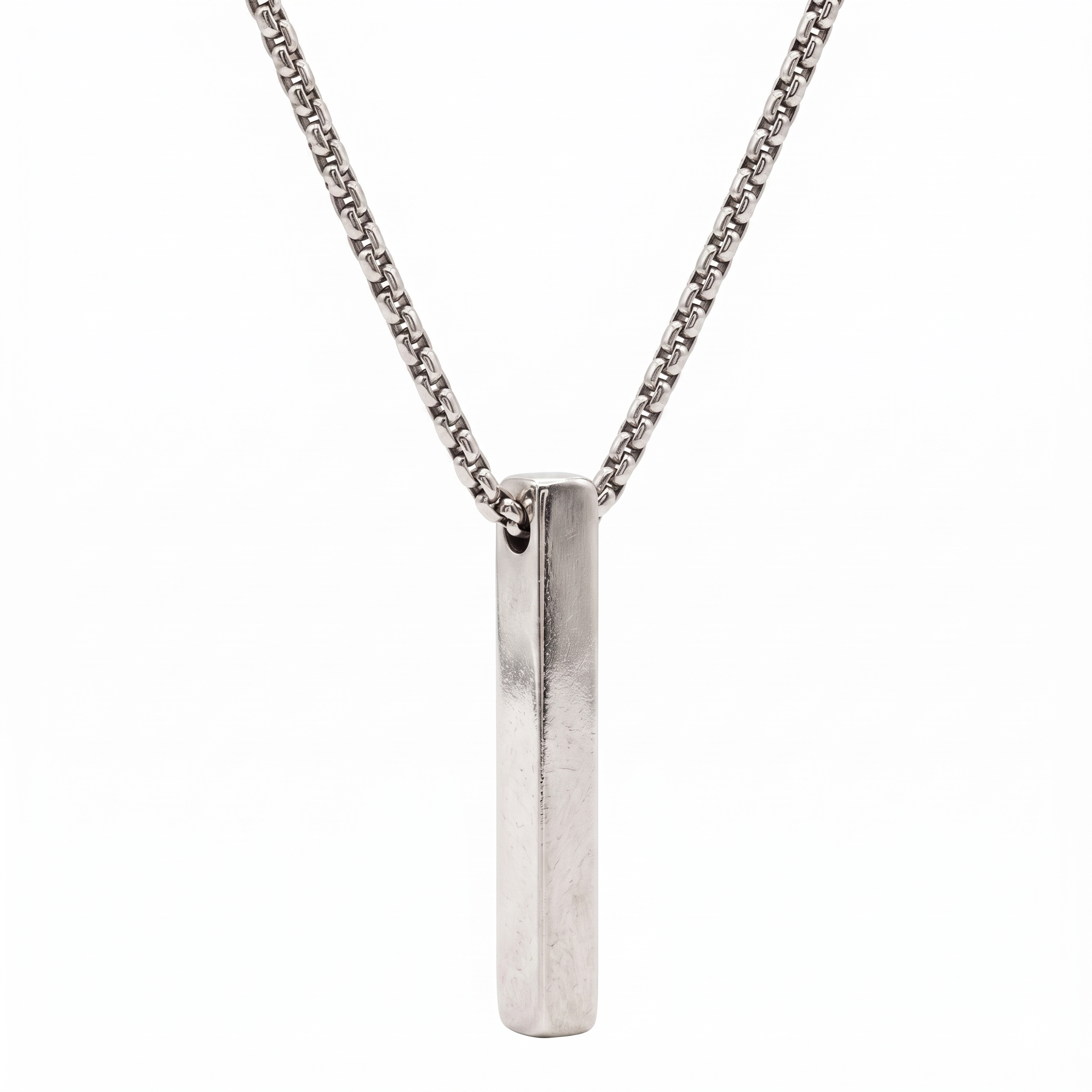 Classic Silver  Bar Chain