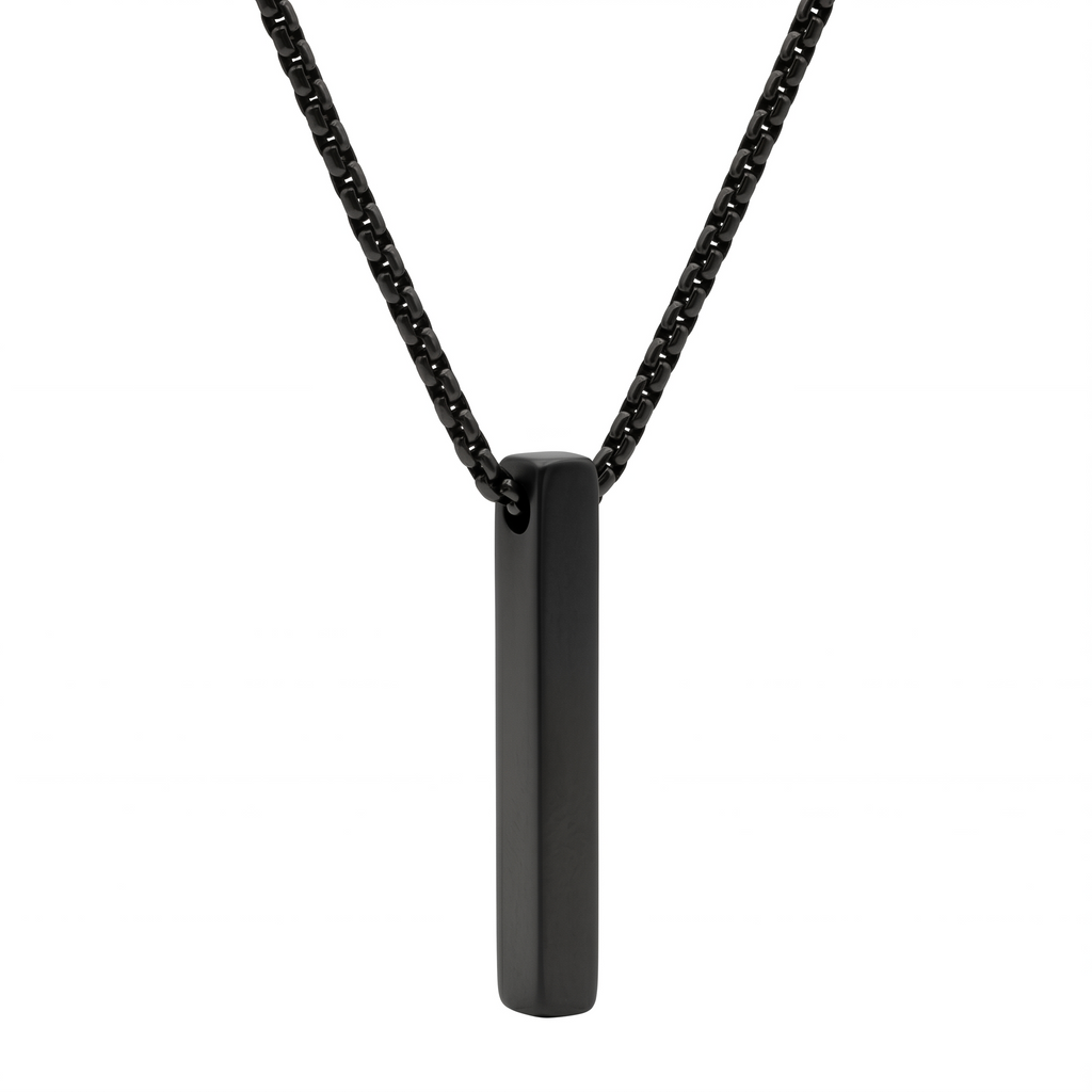 Classic Black Bar Chain