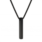 Classic Black Bar Chain