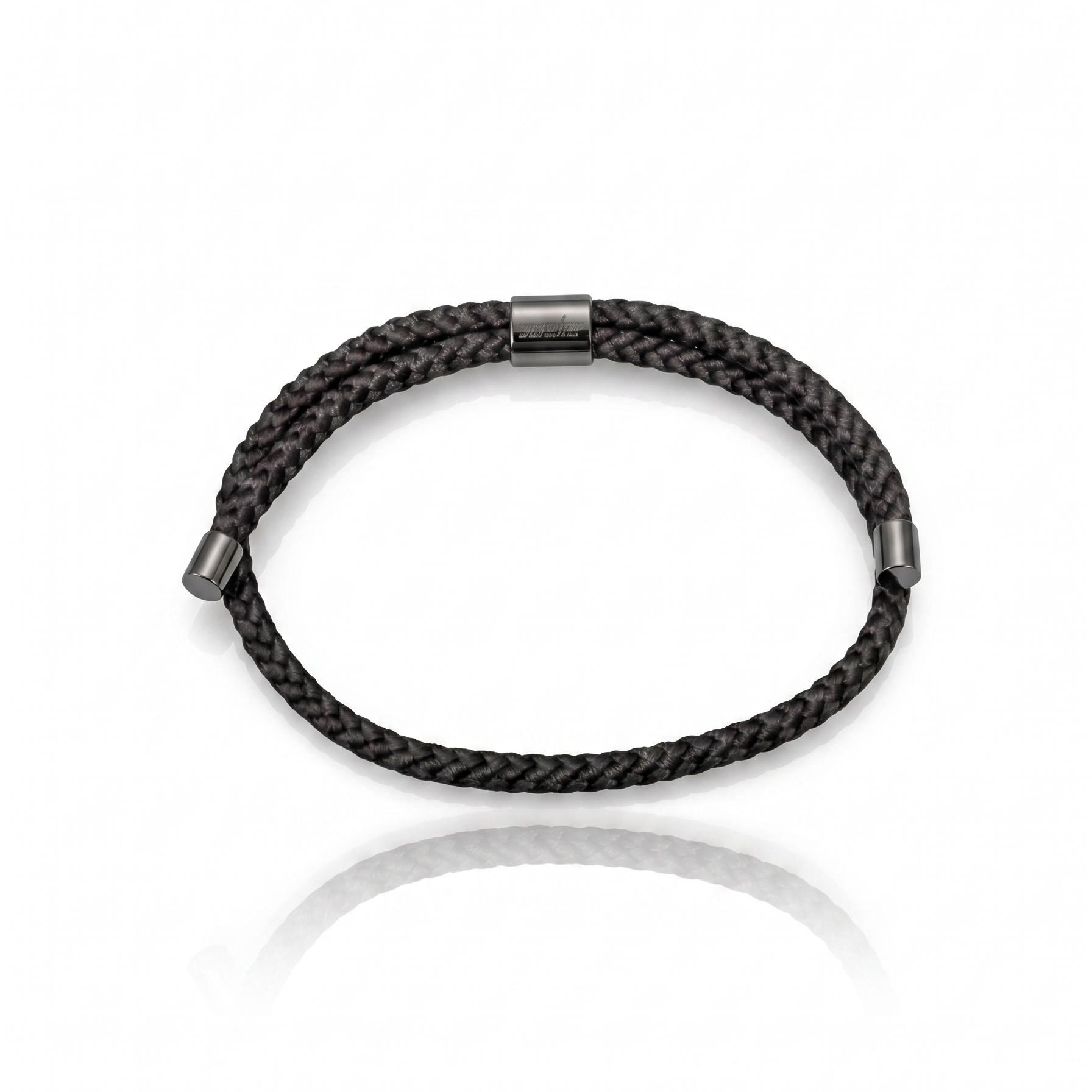 Obsidian Minimalist Cord Bracelet