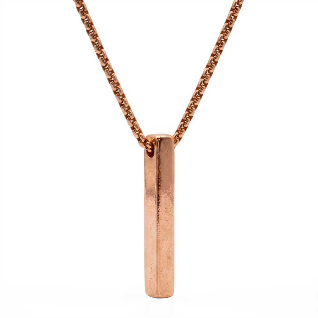 Classic Rose Gold Bar Chain