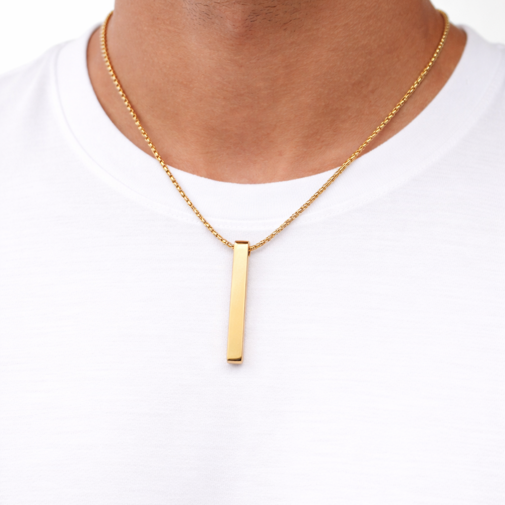 Classic Gold Bar Chain Secondary image