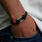 Black Nautical Shackle Bracelet