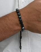 Adjustable Black Cord Hematite Bracelet