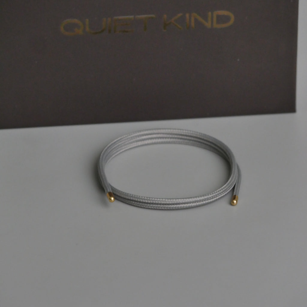 Light Grey Halo Magnetic Wrap Bracelet