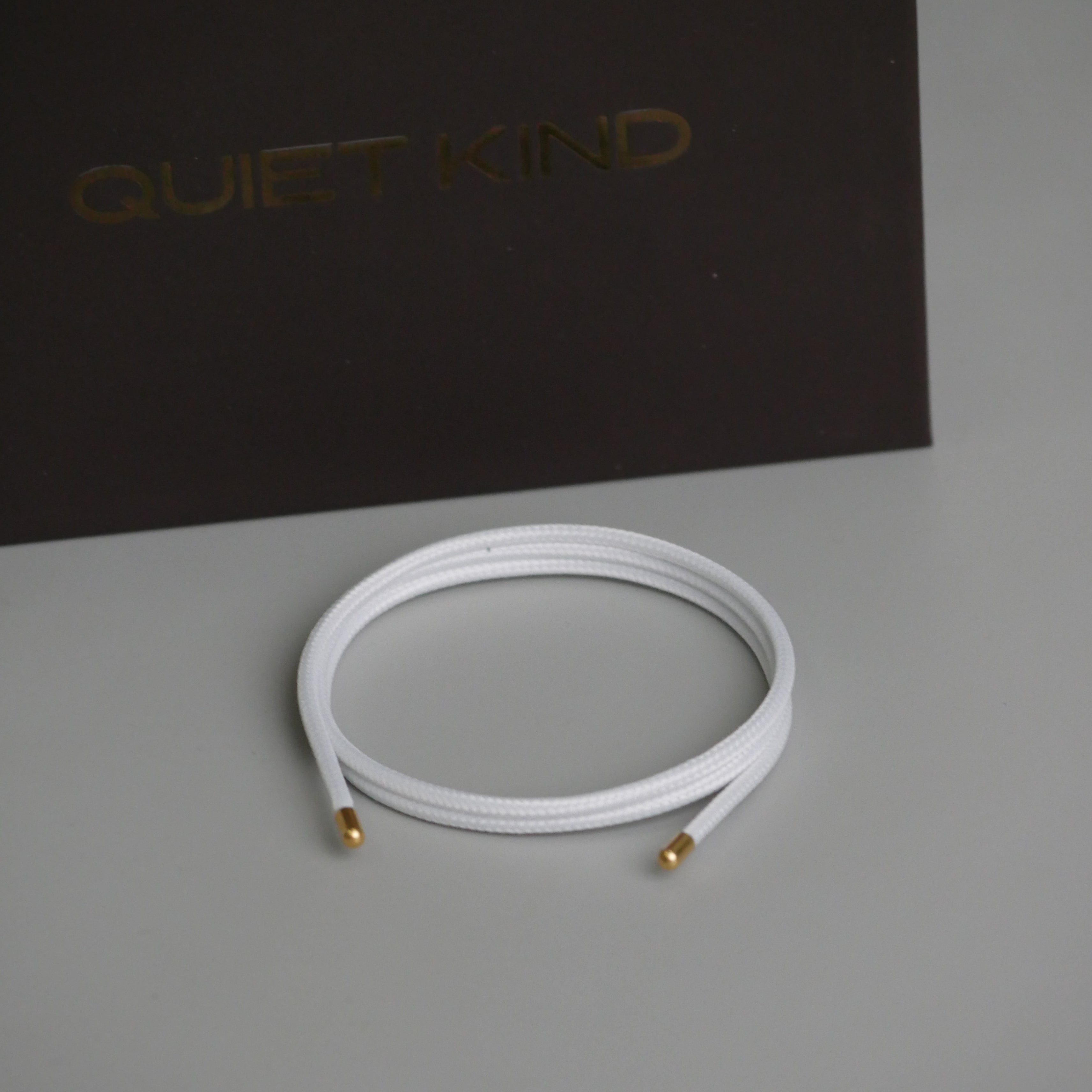White Halo Magnetic Wrap Bracelet