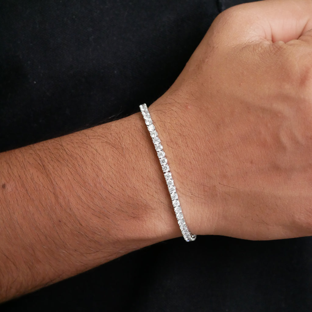 Classic Iced Out Tennis Bracelet