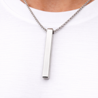 Classic Silver  Bar Chain