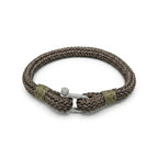 Olive Green Nautical Shackle Bracelet