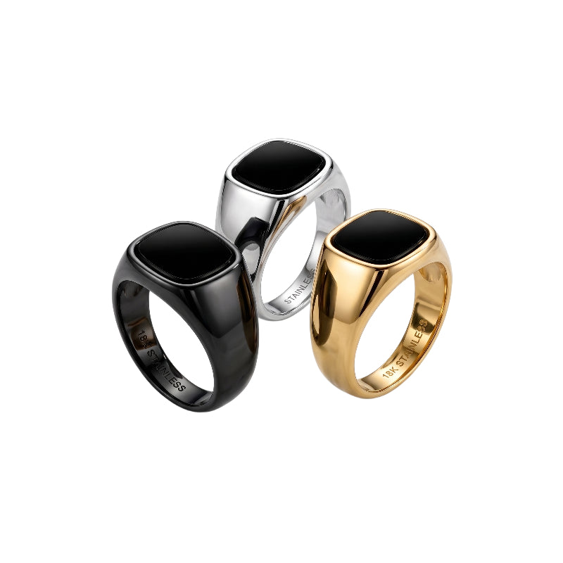 Men Onyx Stone Ring
