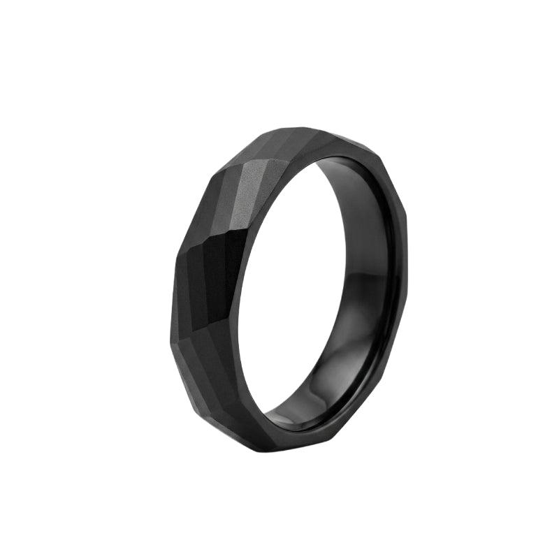 Ceramic Matte Ring - Men