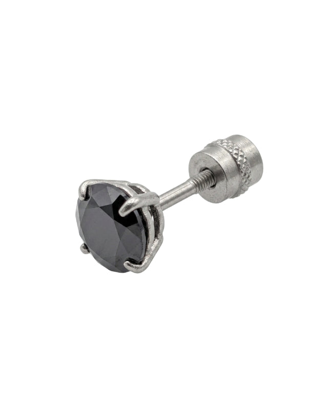 Black Onyx-Style Statement Stud Main image