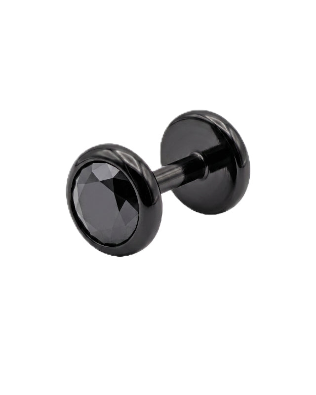 Flat Black Stainless Steel Stud
