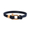 Navy Shackle Wrap Bracelet