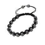 Adjustable Black Cord Hematite Bracelet