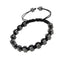 Adjustable Black Cord Hematite Bracelet