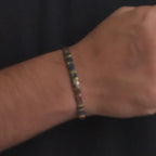 Black Cherry Tila Bracelet