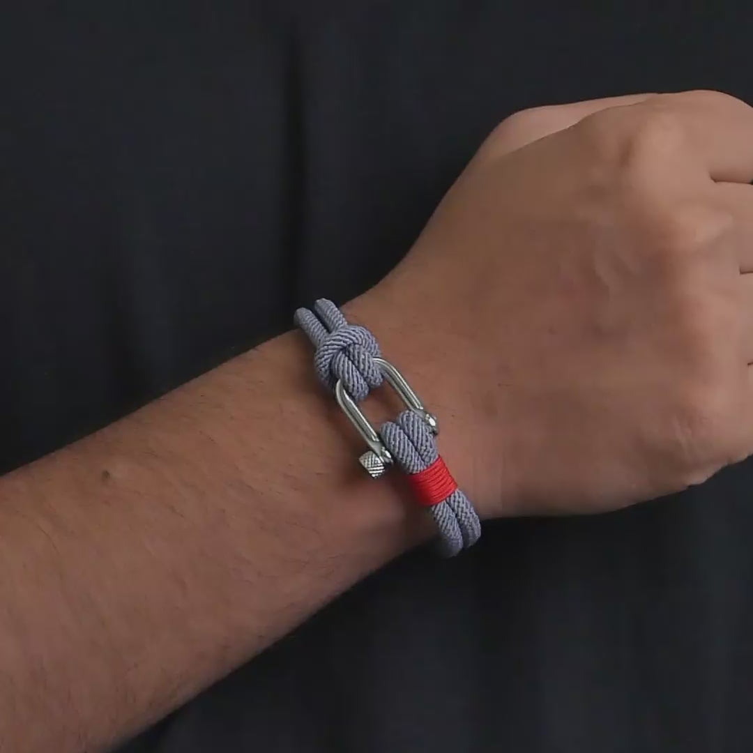 Obsidian Shackle Bracelet