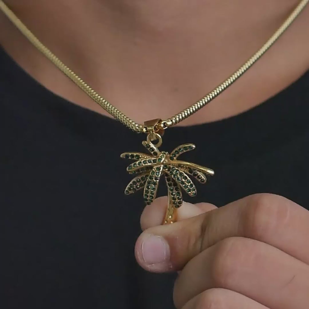 The Riviera Palm Necklace