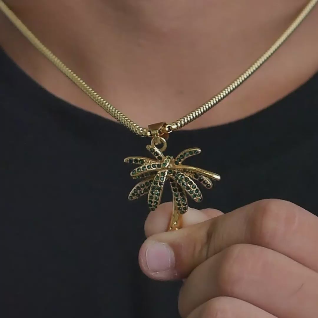 The Riviera Palm Necklace