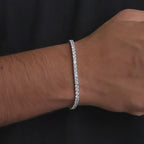 Classic Iced Out Tennis Bracelet