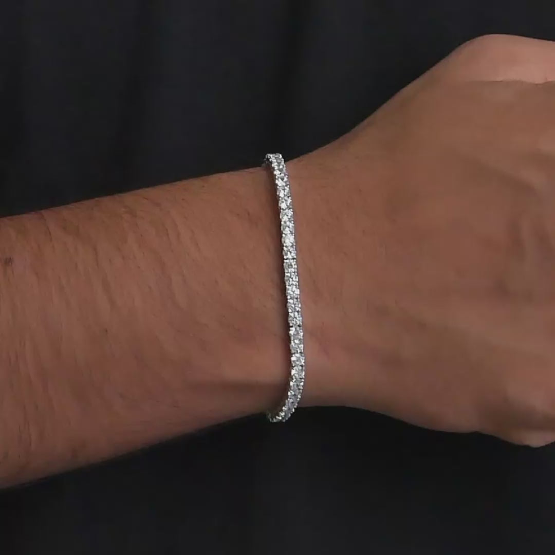 Classic Iced Out Tennis Bracelet